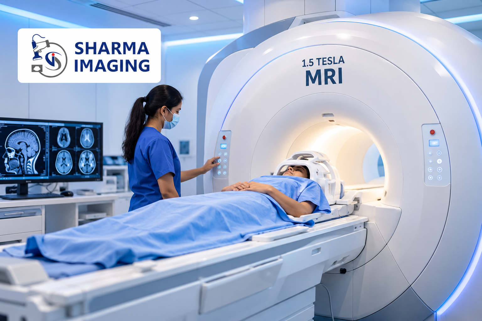 1.5 Tesla MRI Scan at Sharma Imaging.